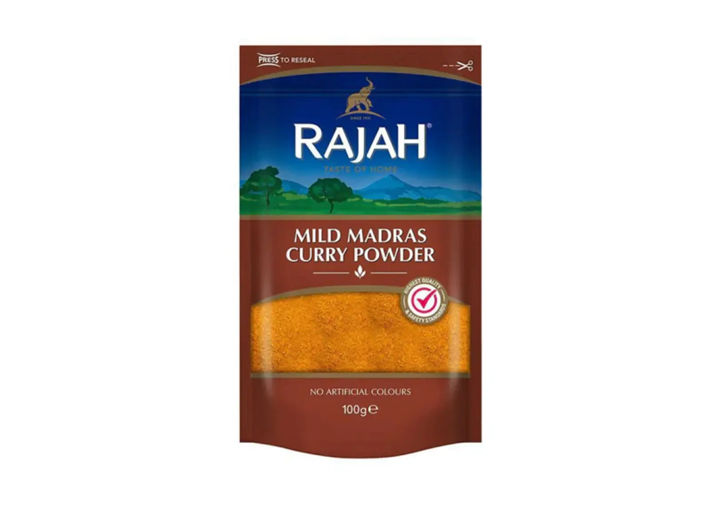 RAJAH MILD MEDRAS CURRY POWDER 100G