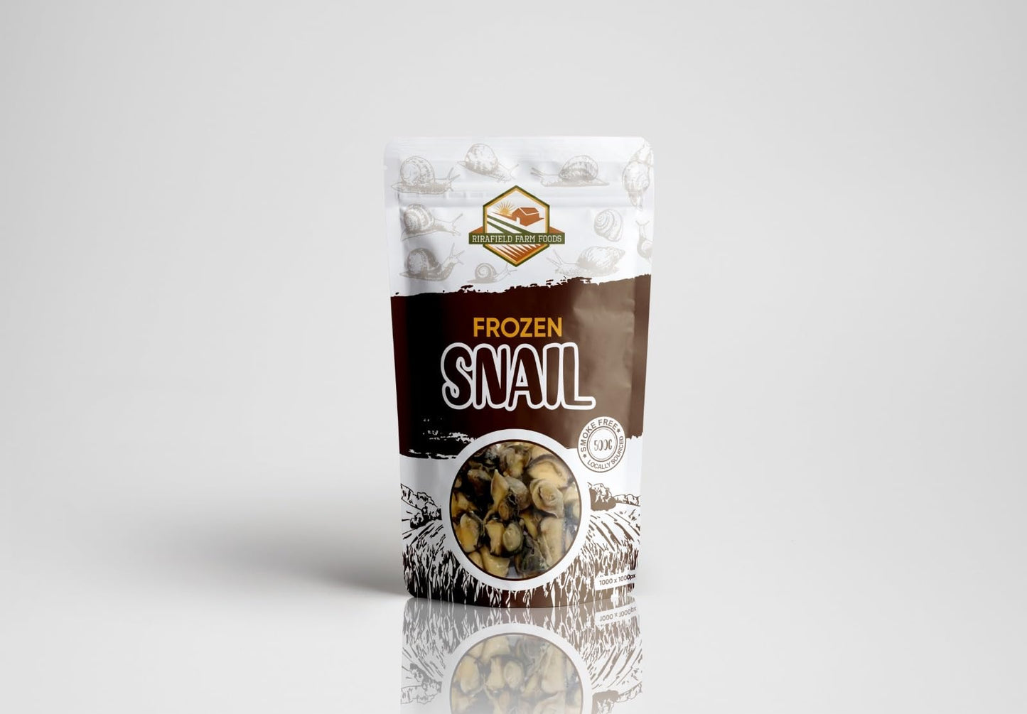 RIRAFIELD FARM FOODS FROZEN SNAIL 500G