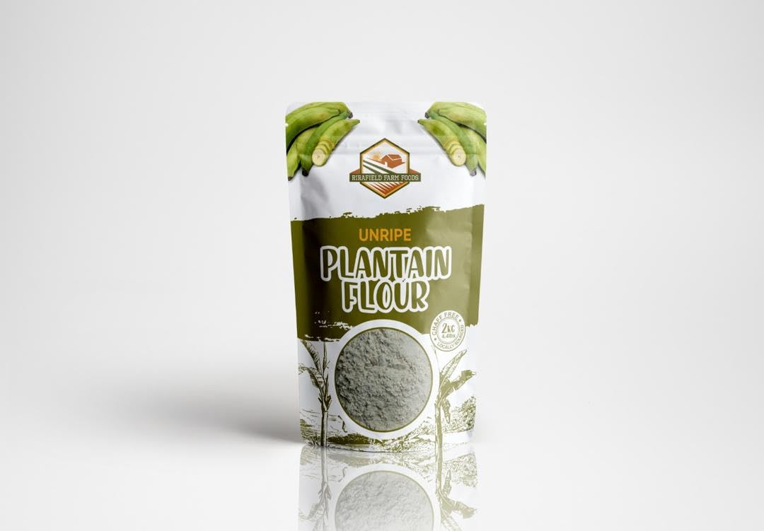 RIRAFIELD FARM FOODS UNRIPE PLANTAIN FLOUR/AMALA -2KG